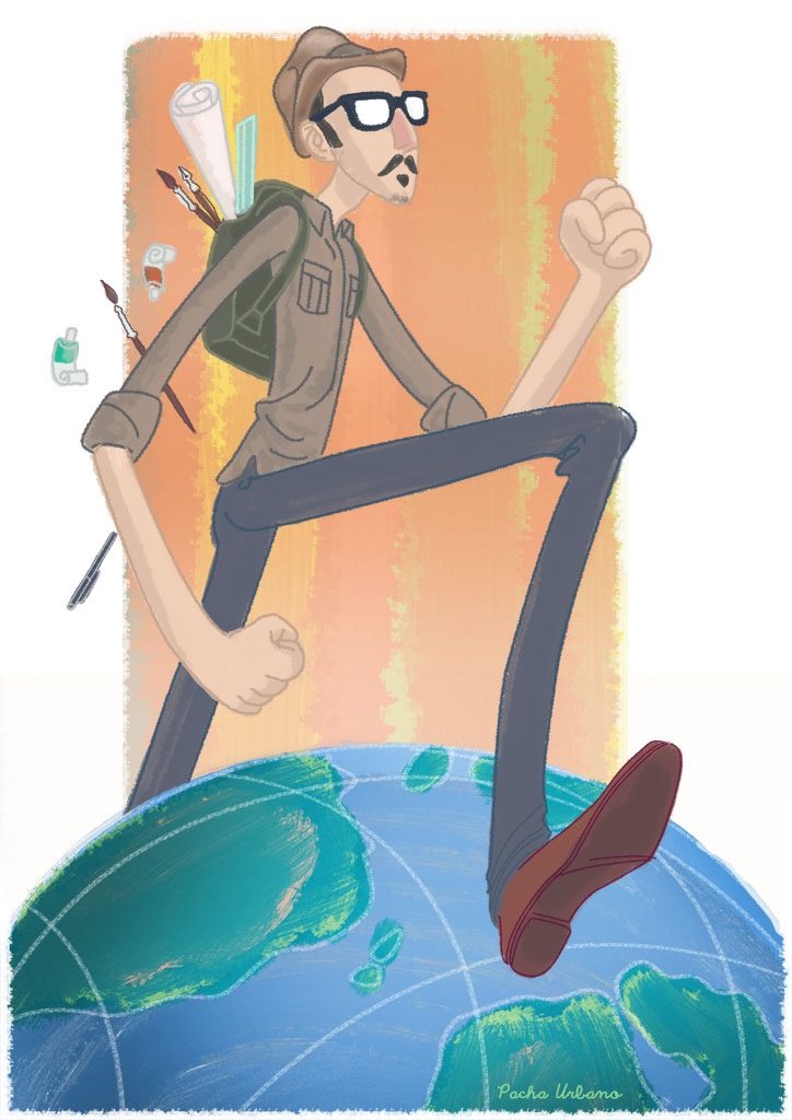 Ilustrador - ilustração para a revista Ilustrar.