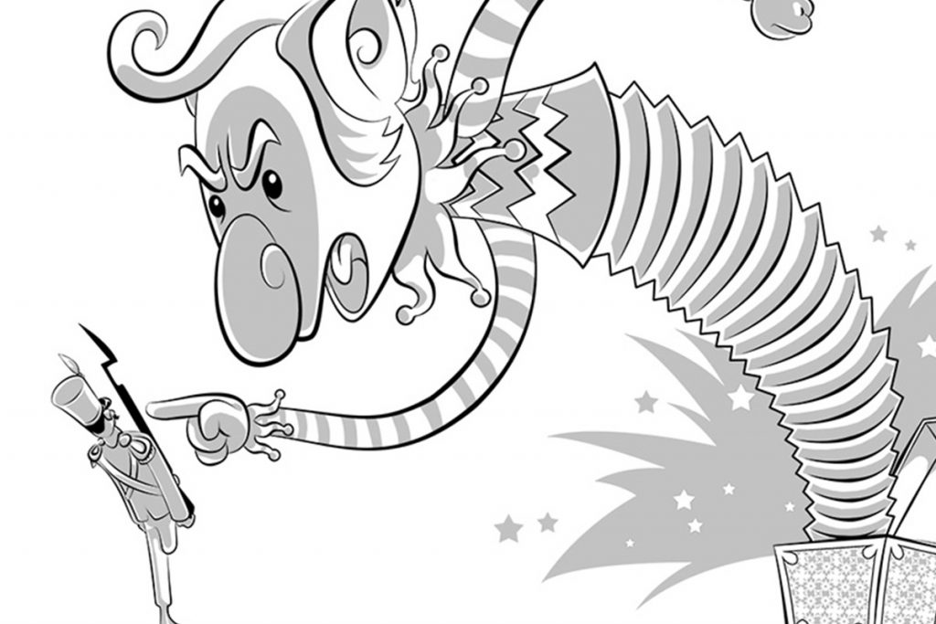 O Soldadinho de Chumbo - ilustração para o conto de Hans Christian Andersen.